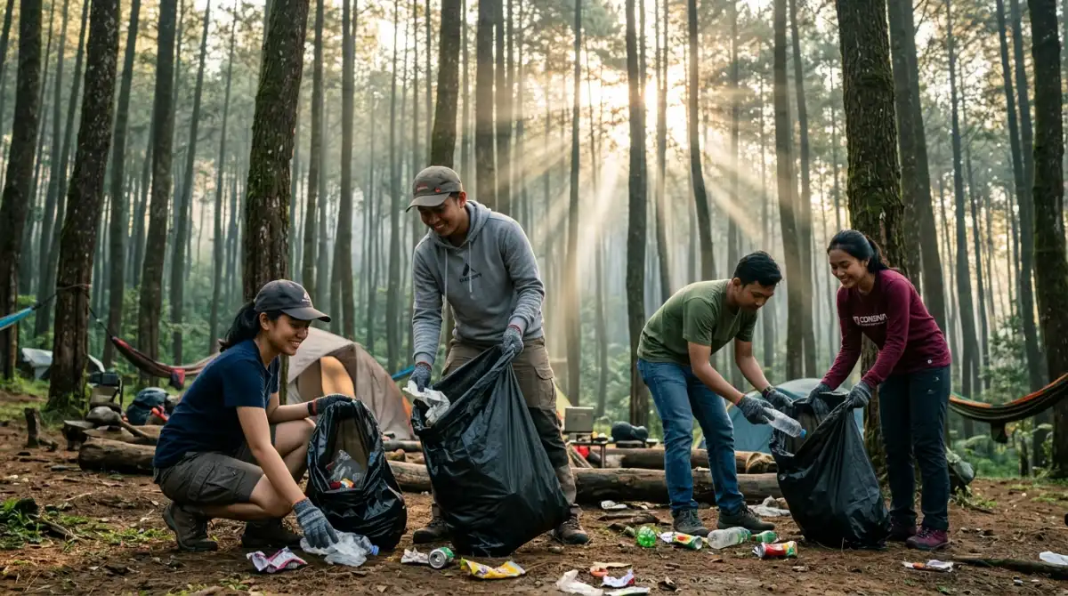 Etika saat berkemah — Leave No Trace