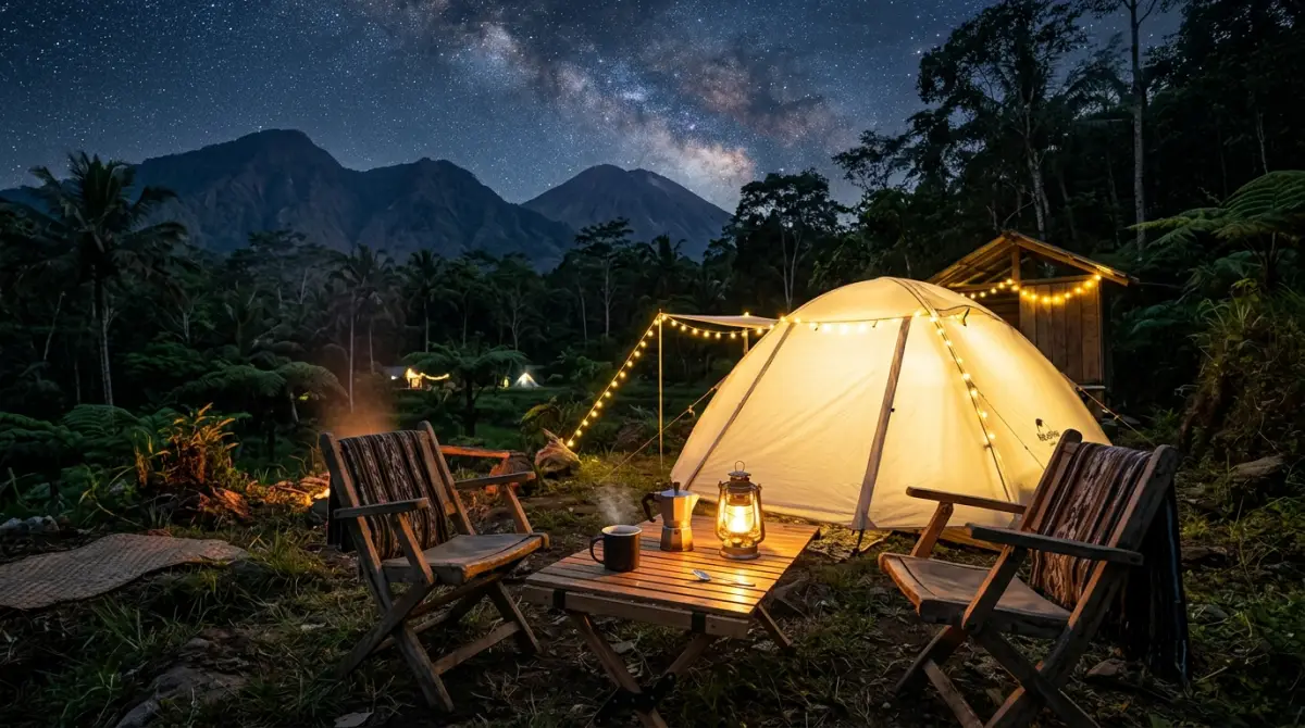 Tenda aesthetic glamping