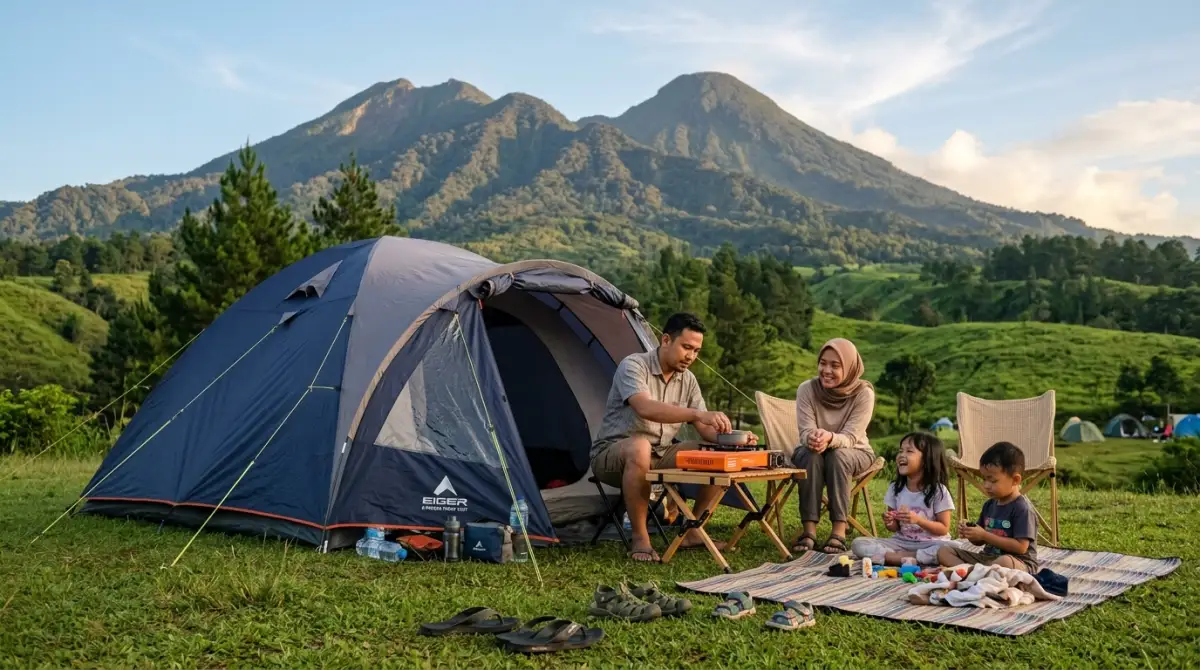 Peralatan camping keluarga