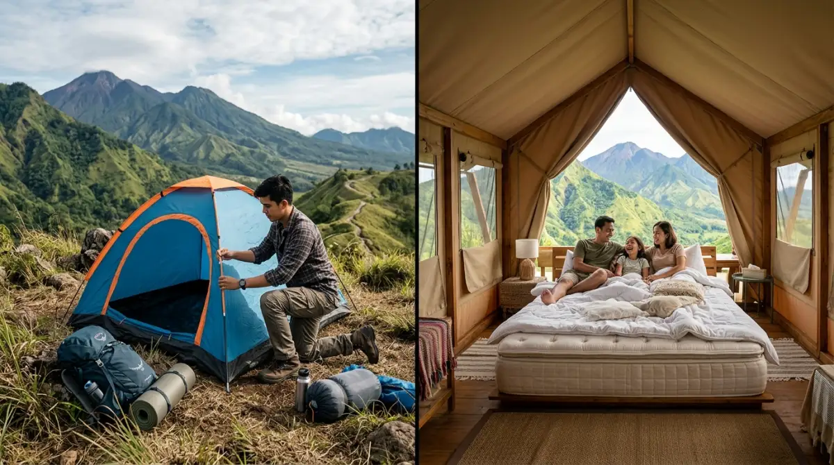 Beda Glamping dan Camping