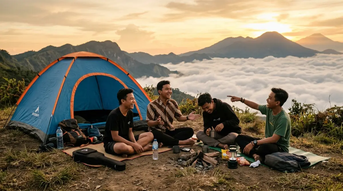 Paket camp 4 orang