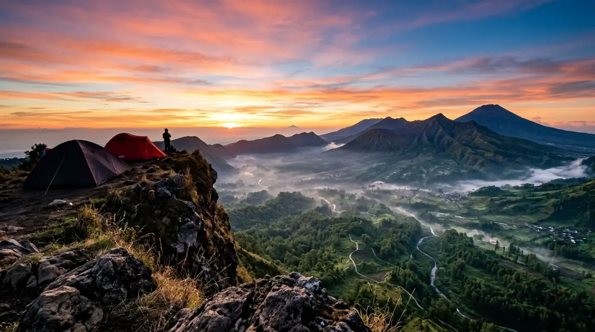 Camping dreams di alam Batu