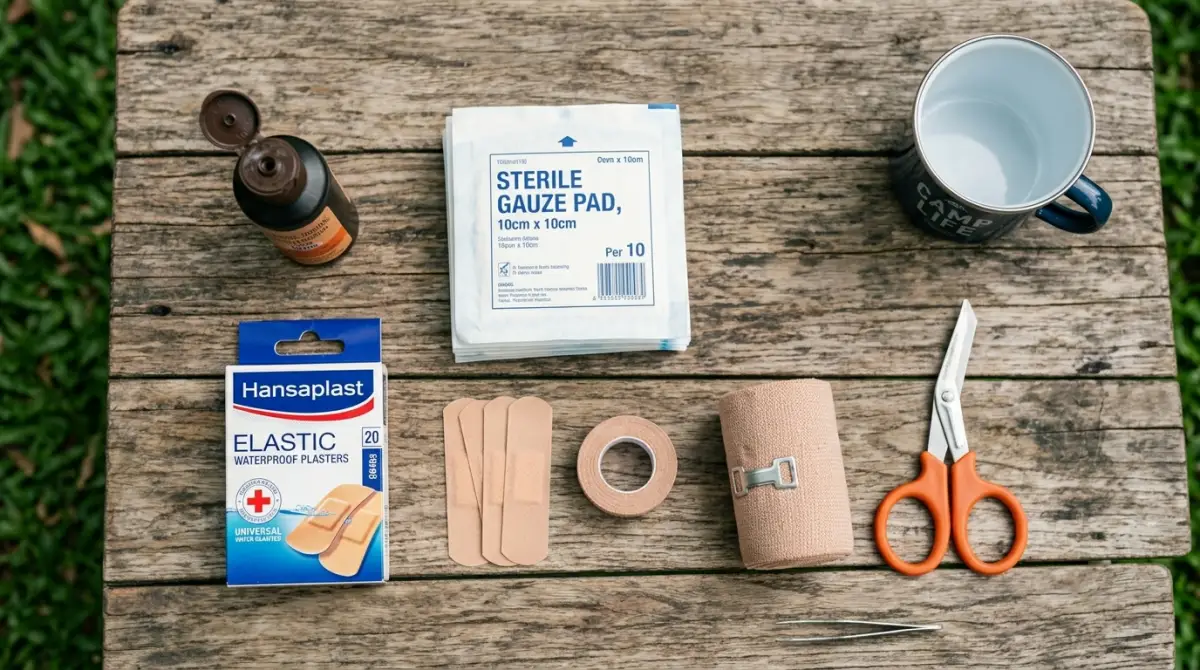 Daftar alat pembalut luka dan antiseptik dasar untuk camping