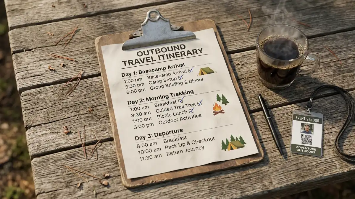 Dokumen itinerary vendor outbound Jatim