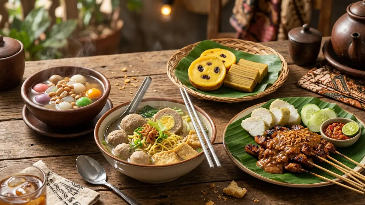 Menu khas dusun kuliner Batu