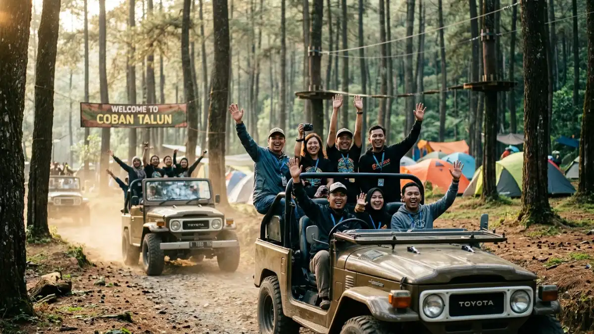 Bagaimana Cara Memesan Offroad Coban Talun untuk Rombongan Besar?