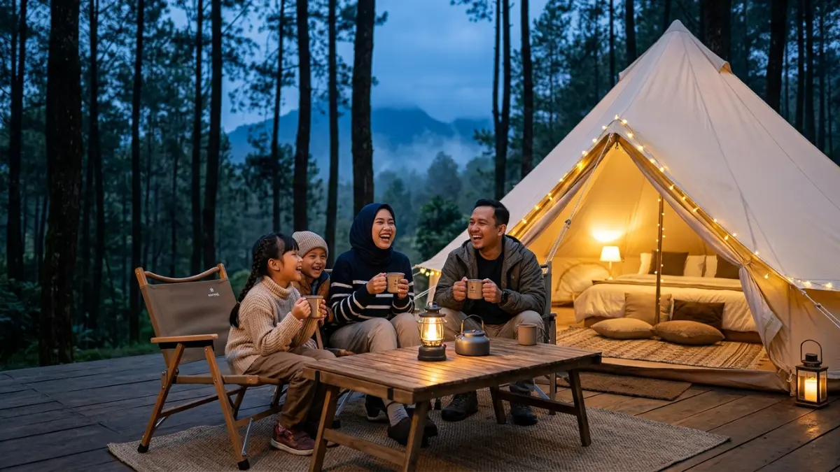 Panduan Memilih Lokasi Camping Glamping Keluarga dan Tips Aman Bersama Anak