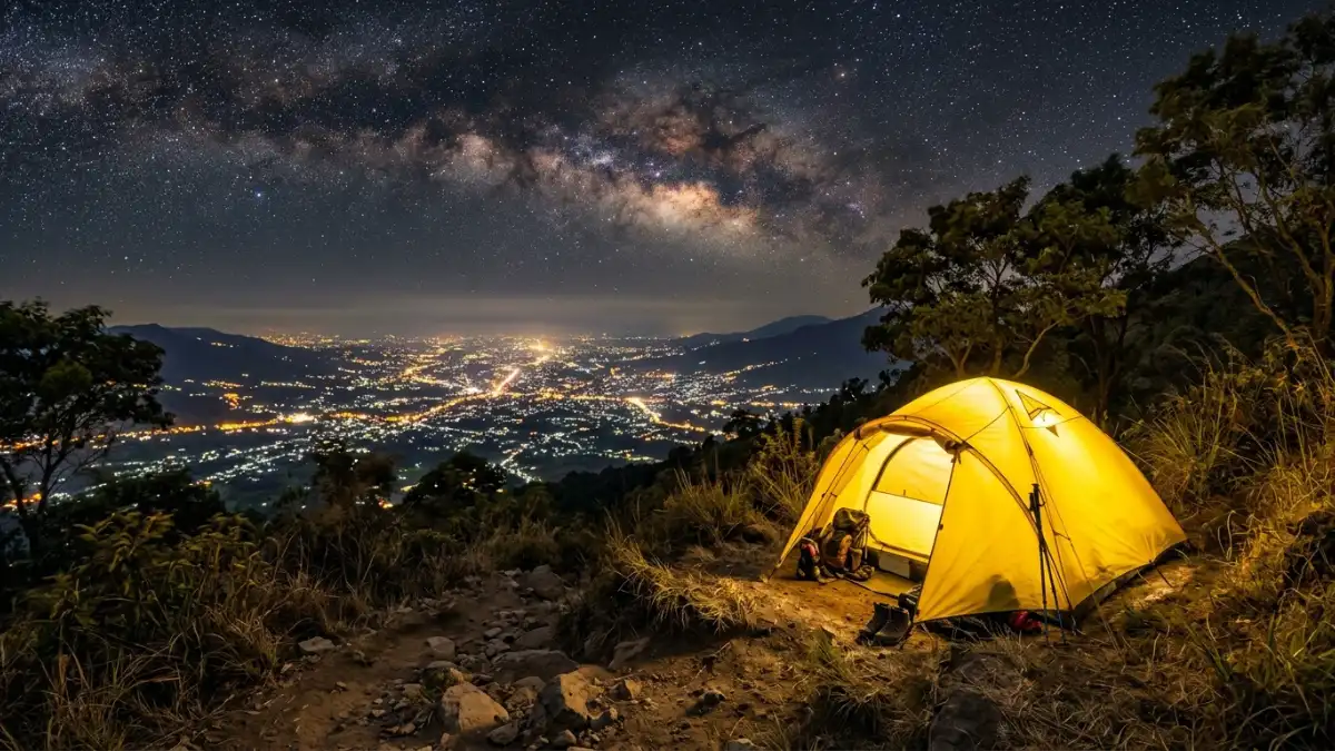 Camping di Gunung Panderman Batu