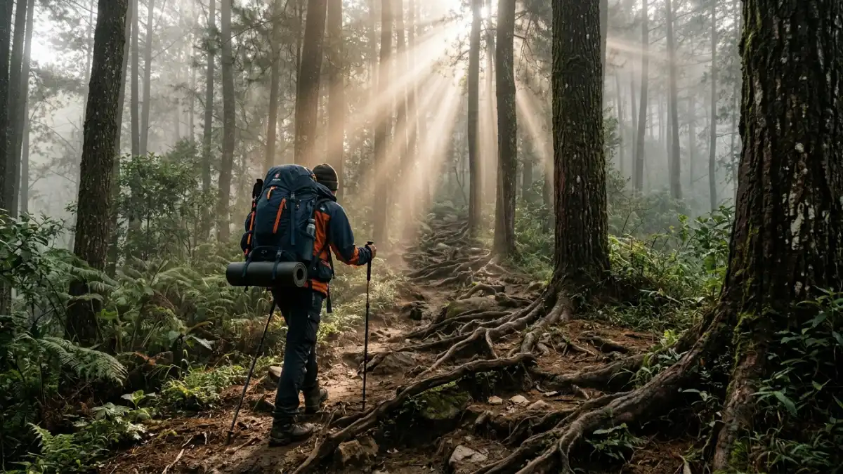 Jalur pendakian Gunung Panderman Batu