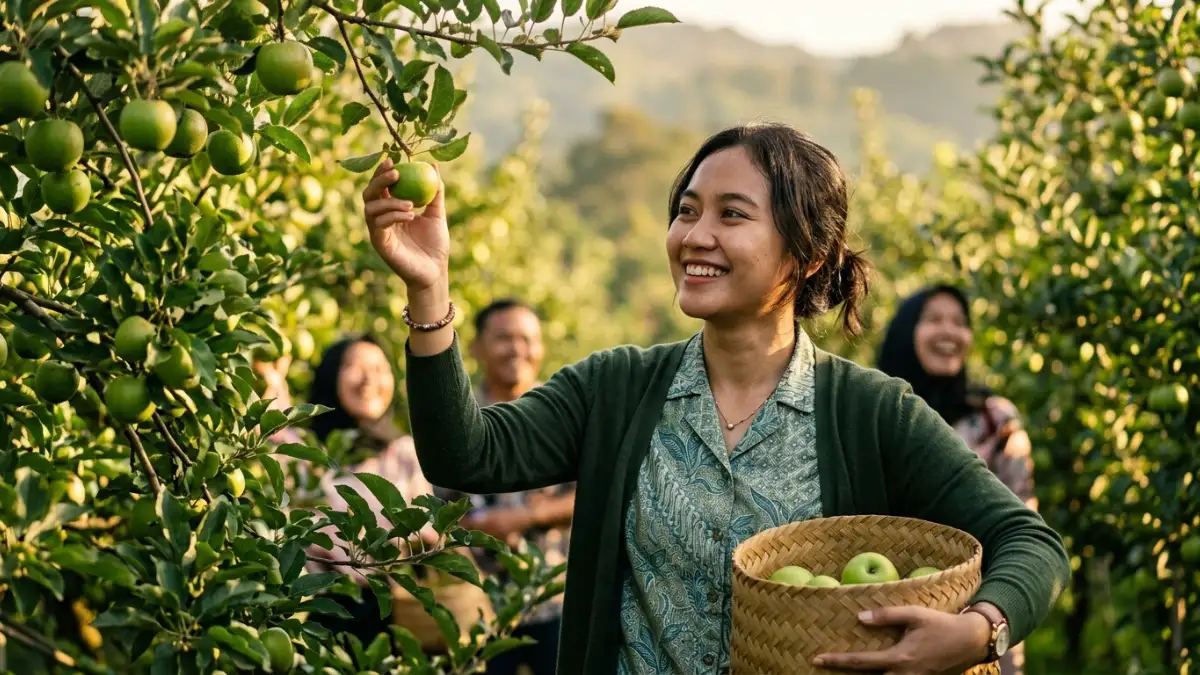 Kebun apel Batu