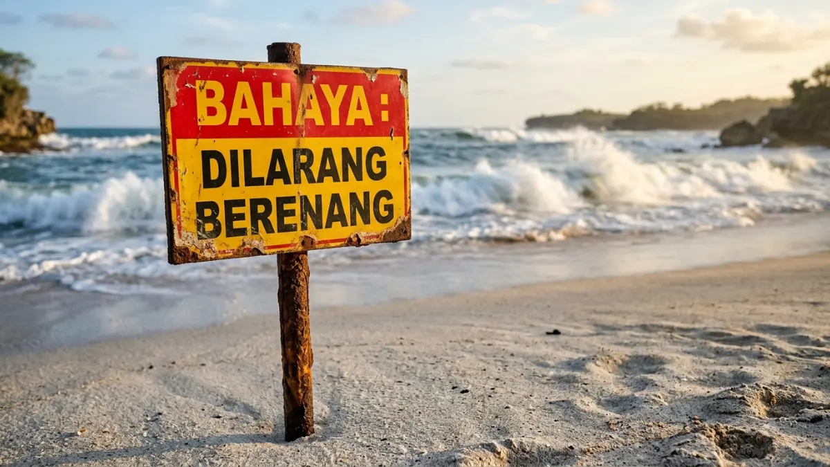 Tips keselamatan di Pantai Balekambang