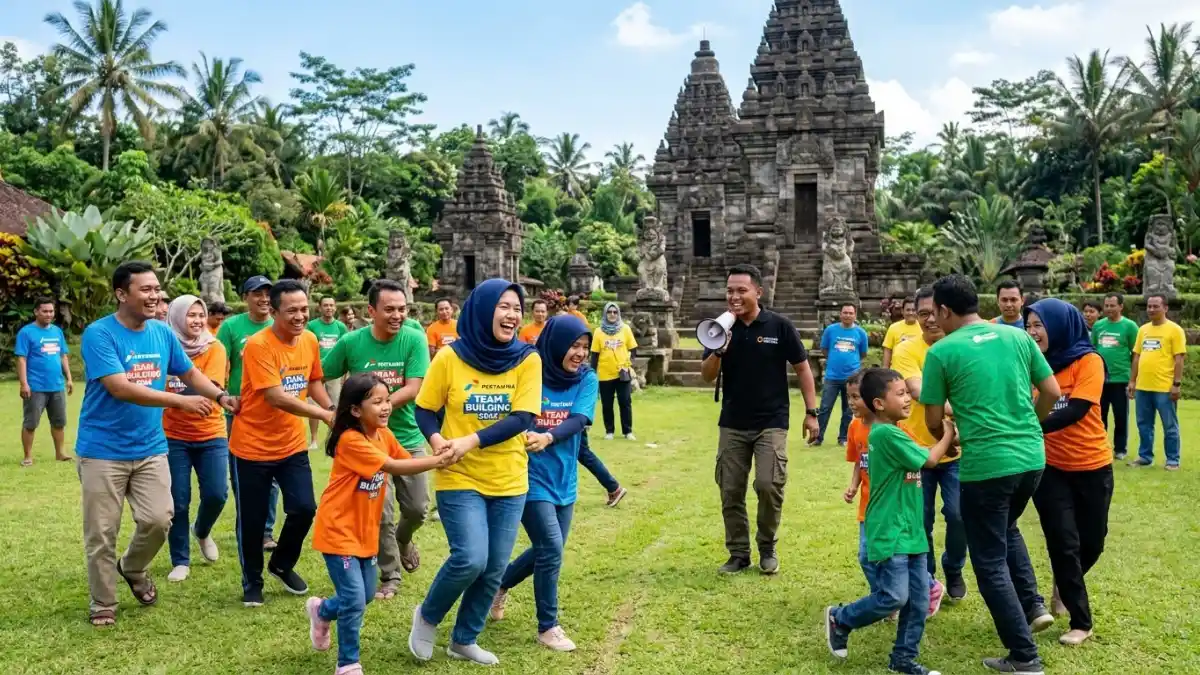 Keseruan Outbound Family Gathering Lembah Tumpang