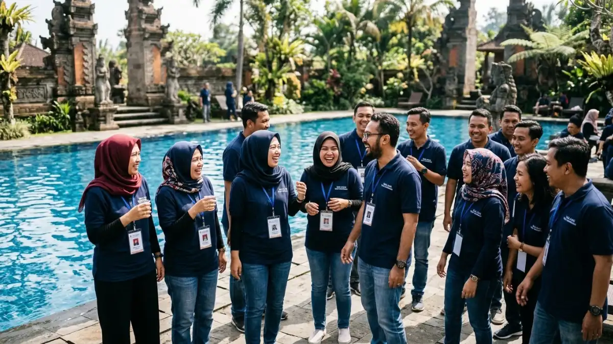Keseruan Peserta Gathering Lembah Tumpang