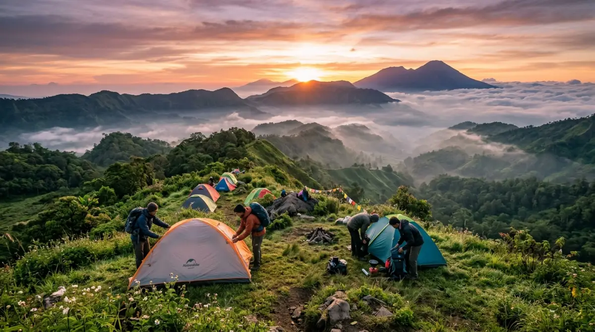Lokasi Camping Semi Terbaik