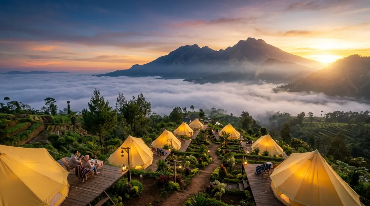Lokasi glamping terbaik Malang Batu