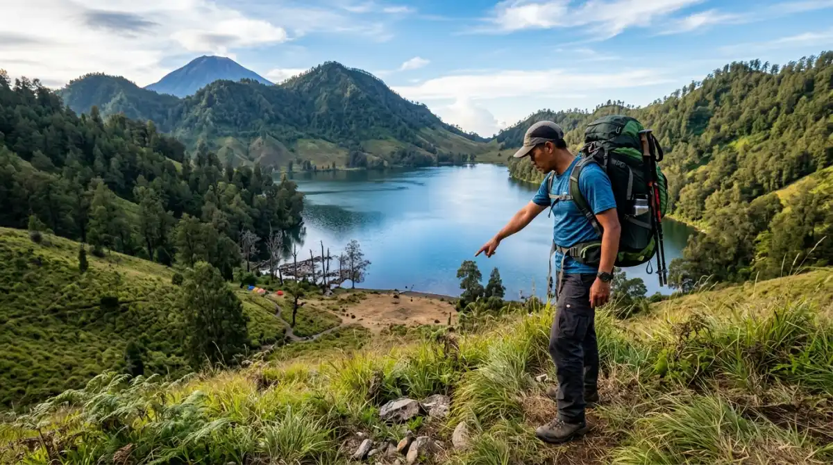 Memilih lokasi mendirikan tenda yang tepat