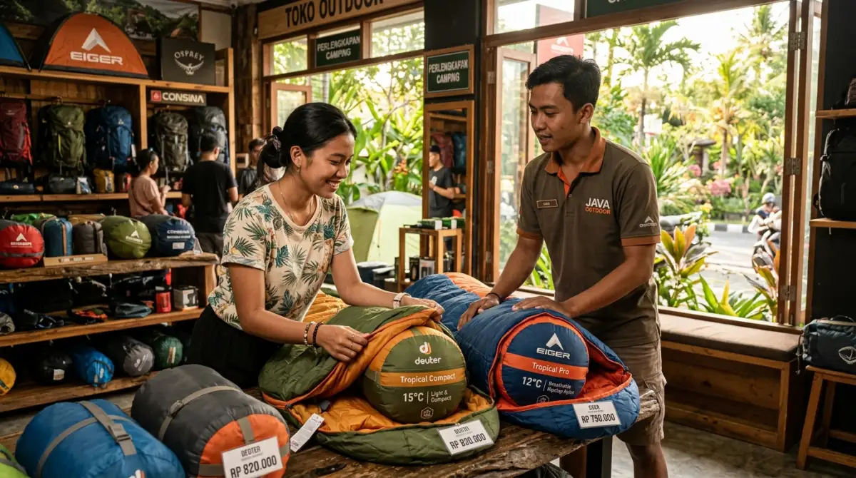 Cara memilih sleeping bag camping yang hangat