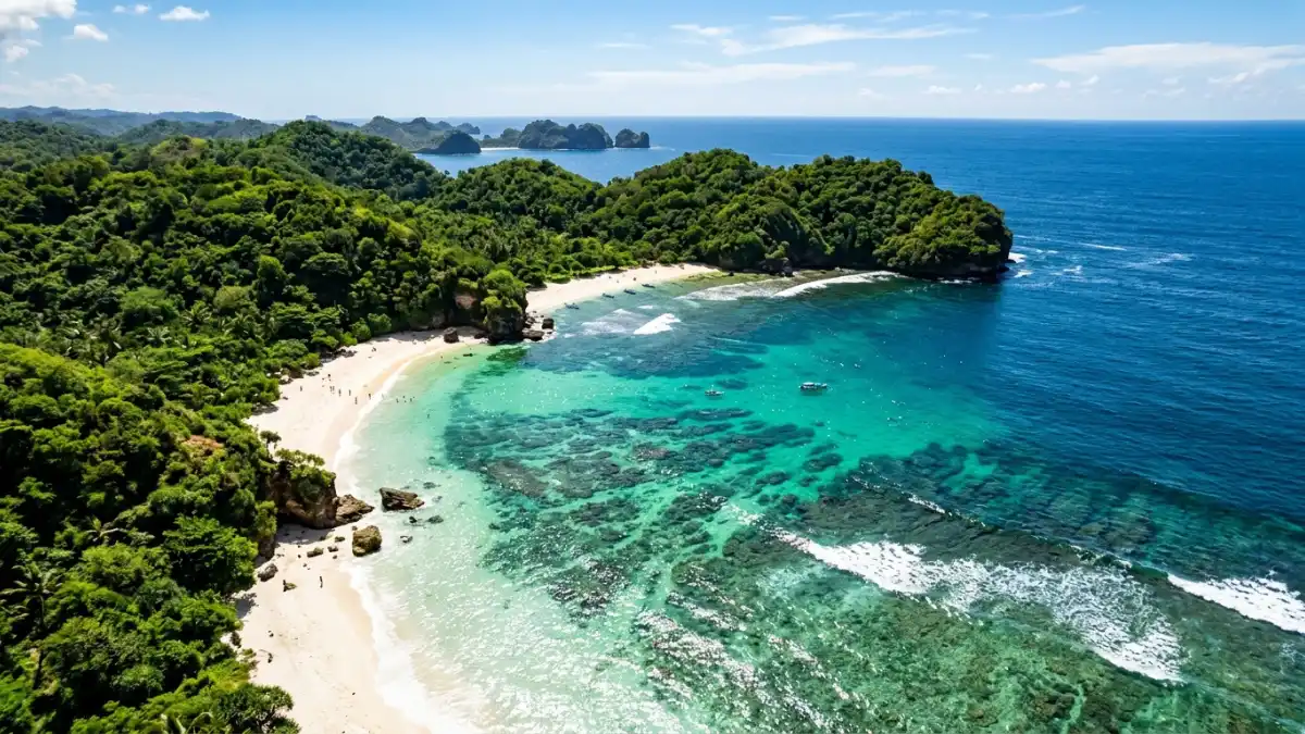 Pantai Tiga Warna Malang