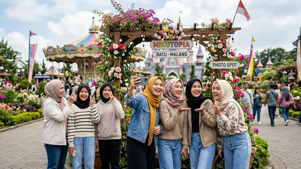 Spot foto estetik di Mikutopia Batu