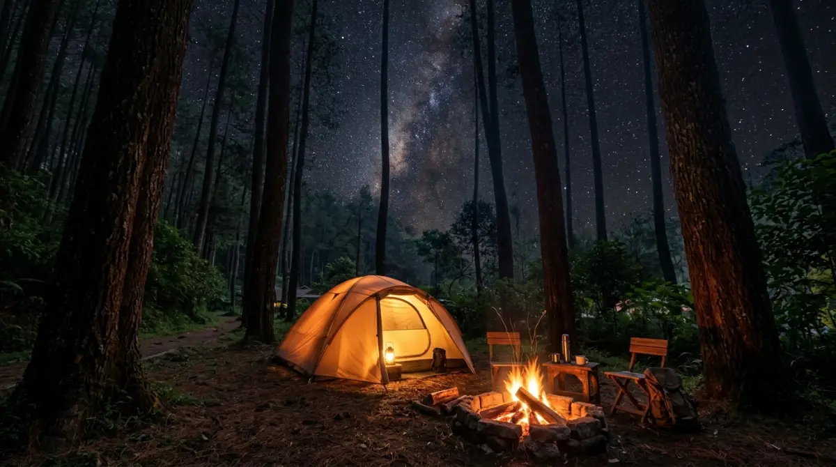 Tempat camping alam di Solo Raya