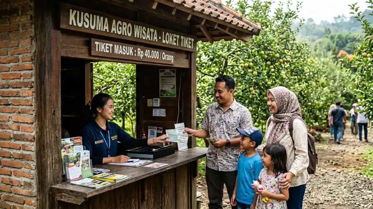Biaya dan tiket masuk agro wisata Batu