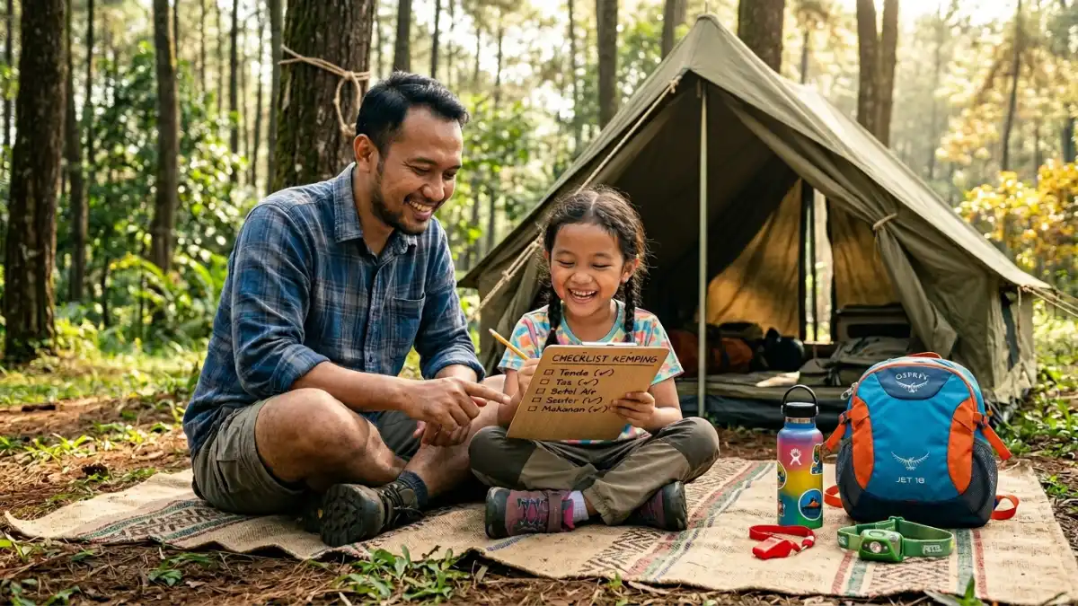 Tips Aman Membawa Anak Camping