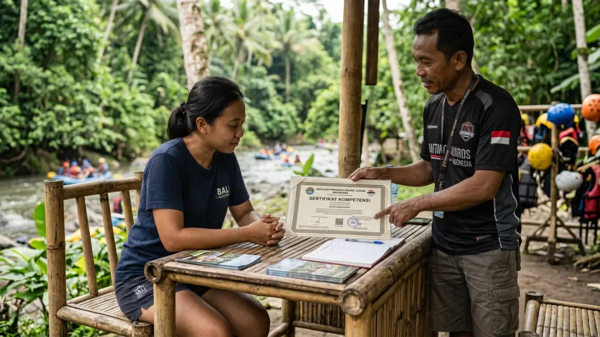 Cara Cek Sertifikasi Pemandu Rafting Sebelum Booking