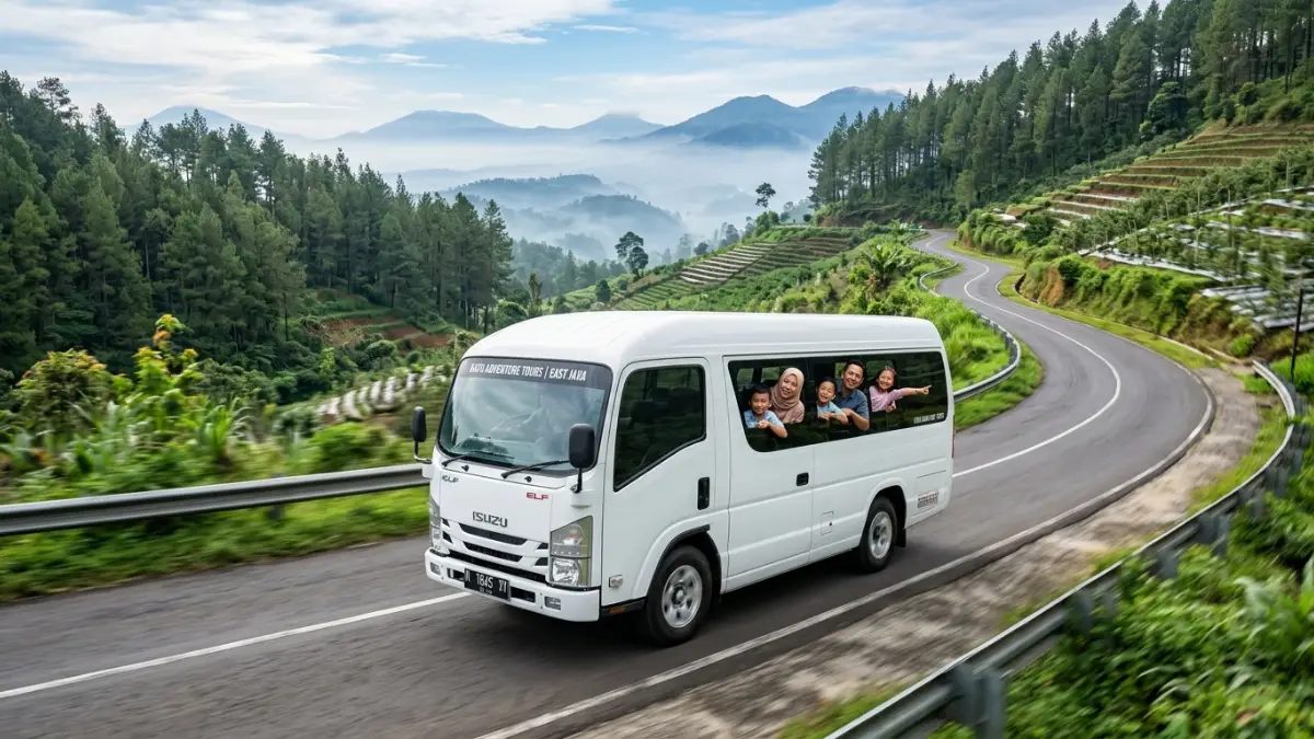 Transportasi dan liburan keluarga di Batu