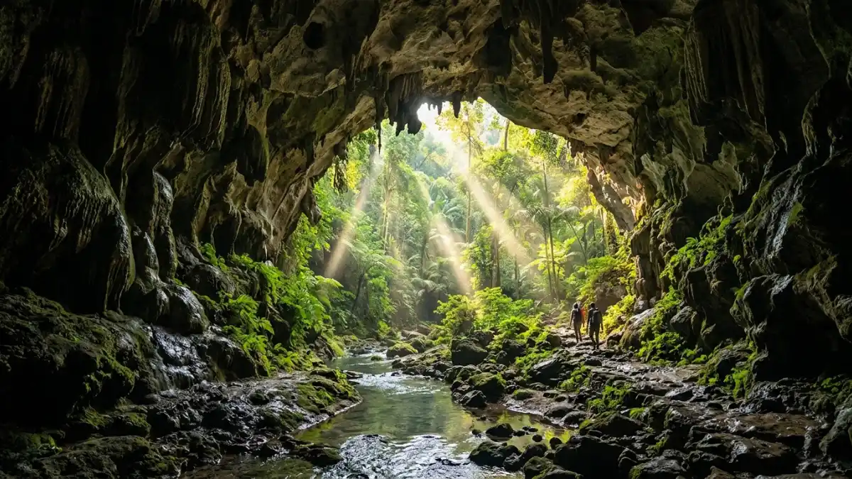 Goa Sriti wisata alam Jombang
