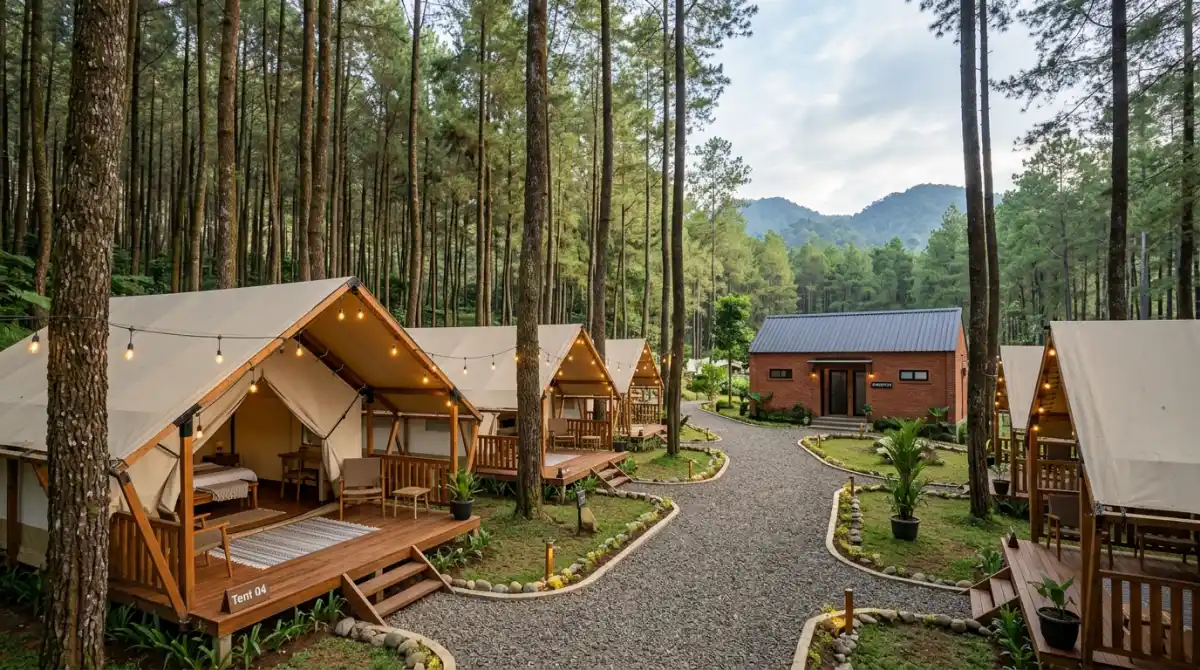 Wisata tenda di kawasan Batu Malang