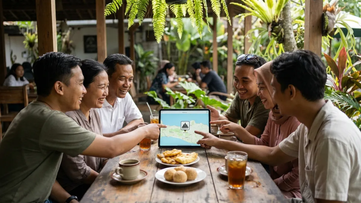 Wisatawan liburan di Jawa Timur
